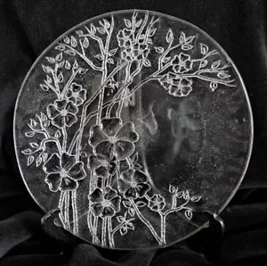 Placa de vidrio flor de cerezo 13" patrón texturizado en relieve - Imagen 1 de 5