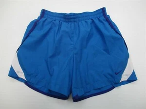 NIKE Youth Girl's Size M Active Inner Brief Blue Drawstring Shorts - Picture 1 of 8