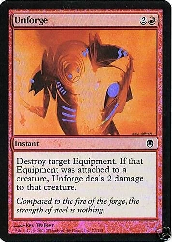 MTG - Darksteel - Unforge - 2X - Foil - NM - Image 1 of 1