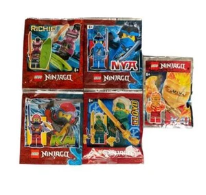 LEGO NINJAGO Minifigures Polybags NEW SEALED Kai Richie Lloyd Nya - Picture 1 of 29