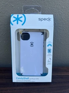 Original Speck CandyShell White/Charcoal Case iPhone 4/4S - Photo 1 sur 4