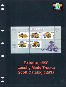 2x $2.00 Scott Value - 1998 BELARUS Trucks s/s Vehicles CV MNH NH UMM - Picture 1 of 4
