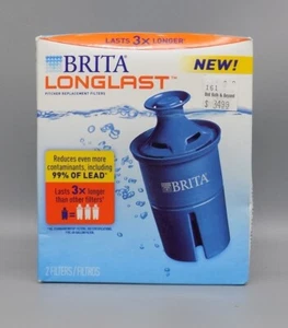 Neu versiegelt Brita Longlast Krug Ersatzfilter 2er Pack hält 3x länger - Bild 1 von 13