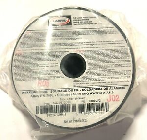 Harris 309L .035" x 2LB Stainless Steel Solid MIG Welding Wire Spool 0309LF2