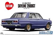 AOSHIMA 1/24 Nissan GC10 Skyline 2000GT 1971 The Model Car No.46 Model Car Kit