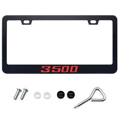 Металлическая красная рамка для номерного знака аксессуары для пикапа Dodge Ram 3500 - Изображение 1 из 4