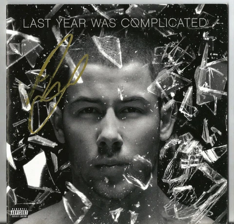 Nick Jonas Signed Last Year Was Complicated CD Booklet Auto w/ Free Sealed CD Cover