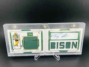 2021 National Treasures Rookie Patch Autograph Auto booklet Trey Lance 68 of 99 - Bild 1 von 3