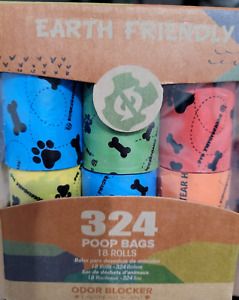 1 Box (324 bags) Earth Friendly Dog Poop Bags