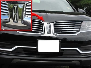 FITS LINCOLN MKX 16-18 STAINLESS STEEL POLISHED CHROME FRONT GRILLE ACCENT TRIM - Picture 1 of 1