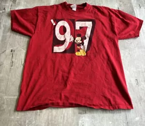 Vintage 90s Mickey Mouse Inc Walt Disney World Men’s XL USA 1997 Cartoon Walt - Picture 1 of 5