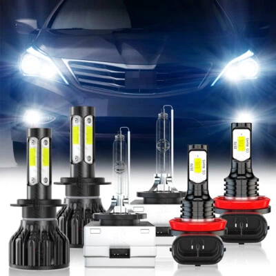 Faros de xenón LED HID Hi/Lo + luz antiniebla 6x bombilla para Hyundai Equus 2011-2013 Foto 1 de 4