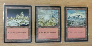 MAGIC THE GATHERING MTG CARD - Set of Basic Mountain - Ice Age - Bild 1 von 2