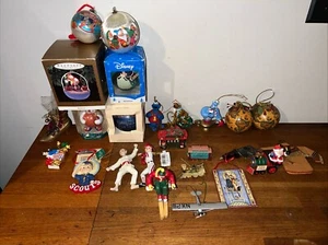 Vtg Hallmark Disney Kurt Adler Bulk Ornaments Lot Adorable Hanging Ornaments Lot - Picture 1 of 21