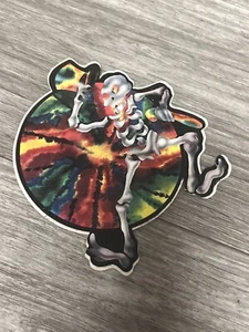 Vintage Grateful Dead Skeleton Psychedelic 1993 AADLP Small Autoaufkleber - Bild 1 von 2