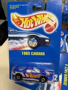 Hot Wheels - 1993 Chevy Camaro, HW Blue Card Collector No. 242 - Picture 1 of 2