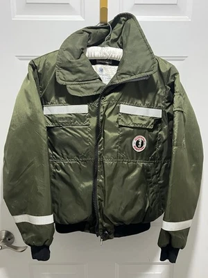Mustang Survival MJ6210 Type III Floater Jacket Men’s L 42-46"  Green Preowned - Image 1 of 4