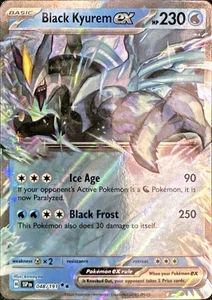 Pokemon TCG Black Kyurem ex - 048/191 SV08: Surging Sparks Double Rare - Picture 1 of 1