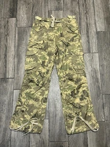 Military Issued Cargo Pants Mens W30-34  L30 Regular Woodland Camo Drawstring - Picture 1 of 6