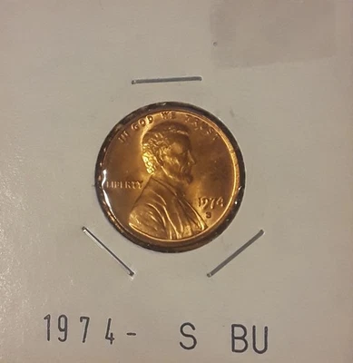 1974S Lincoln Penney - Image 1 of 2