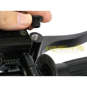 Tapas Cover para Hilo Espejos Negros M10 cafe racer scrambler Corcho - Imagen 1 de 4