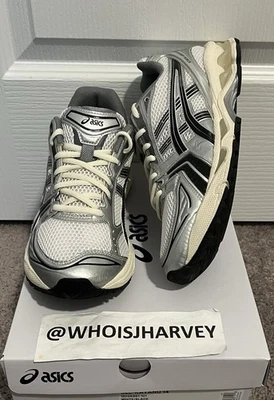 Asics Gel-Kayano 14 JJJJound Silver Black Size 8 White Sail 1201A457-101 - image 1 of 4