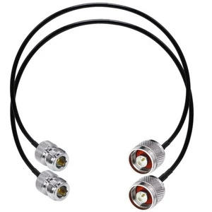 2PCS RG58 N Type Jumper Cable, N-Type Male to Type N Female Extension Cable 2... - Picture 1 of 8