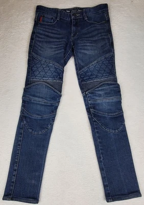 Ugly Bros Guardian-G Womens Blue Motorcycle Skinny Fit Jeans 28 (30x28.5) - Image 1 of 4