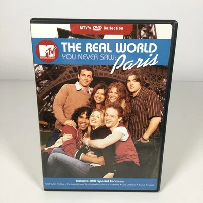 The Real World You Never Saw: Paris (DVD 2003) MTV w/ Insert Foto 1 de 4