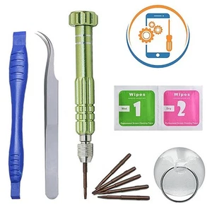 Kit Reparatur Zerlegt Smartphone Tablet Schraubendreher 6 Tipps Pinzette - Zdjęcie 1 z 3