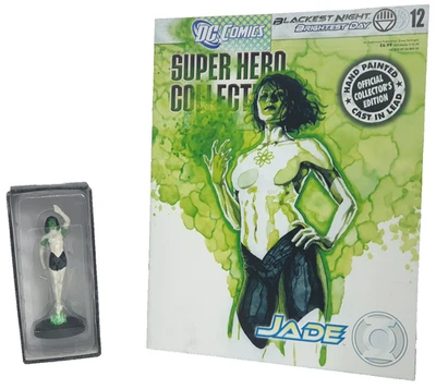 🟢🫵🏻👀#12 JADE Eaglemoss DC Superhero Blackest Night - Imagem 1 de 2