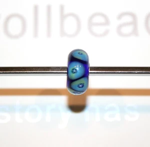 Nuevo TROLLBEADS ÚNICO EN SU CLASE ÚNICO LAA 925S cuentas azul multicolor y estrellas - Imagen 1 de 6