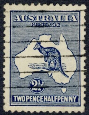 AUSTRALIA 1915, SC 39 VF 1/2p Wmk 9 with clean cancel scv $32.50  *Bay Stamps* - Image 1 of 2