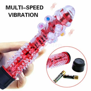 Vibrator Waterproof Dildo Multispeed Men Women Powerful Greatest Beads Sex Toy - Picture 1 of 16