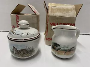 RARO STOCK ANTIGUO!! Azúcar y crema VILLEROY & BOCH FONTAINEBLEAU ¡BONITO!! - Imagen 1 de 5