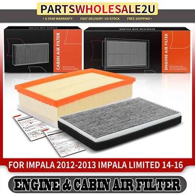 Engine & Cabin Air Filter for Chevrolet Impala 12-13 Impala Limited 2014-2016 - Image 1 of 4