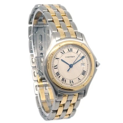 Cartier Panthere Cougar LM Ref.W35006B6 Quartz Watch 18KYG SS 152945 - Image 1 of 4