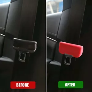 1x For Tesla Model 3/Y Car Safety Seat Belt Buckle Clip Silicone Protector Cover - Picture 1 of 13
