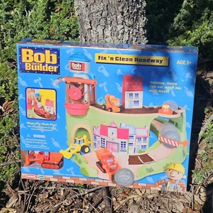 VTG Bob The Builder Fix 'N Clean Roadway NEW OPEN BOX Original Packaging 2002 - Picture 1 of 5