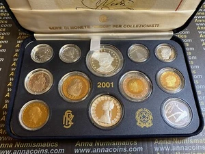 Italy 2001 Proof Coin Set - Bild 1 von 5