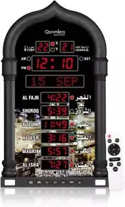 Azan Clock for Usa-Athan Wall Clock-Prayer Islamic Clock,Read Home/Office/Mosque - Picture 1 of 4