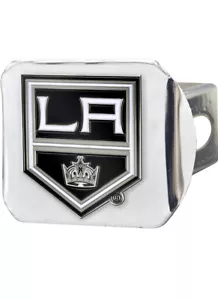 "Fanmats NHL Los Angeles Kings 3D negro sobre cromo metal cubierta de enganche 2 pulgadas 2 pulgadas 2""" - Imagen 1 de 7