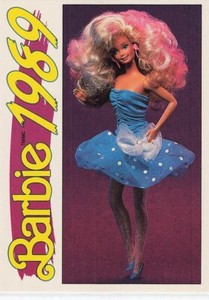 1991 Action/Panini Another First For Barbie 1989 #171 Style Magic Barbie 3 