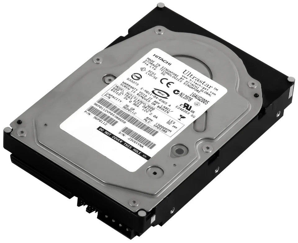 Hitachi Ultrastar 15K147 96P0112 HUS151436VL3600 36GB 15K 16MB SCSI U320 3.5'' - Image 1 of 3