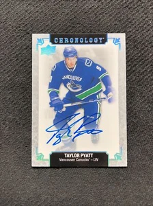 2018-19 UPPER DECK CHRONOLOGY TAYLOR PYATT FRANCHISE HISTORY AUTO #FH-VA-TP - Picture 1 of 2