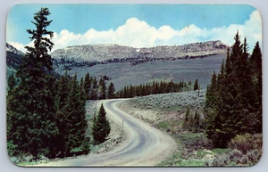 Postal de Big Horn Mountain Wyoming Highway - Imagen 1 de 2