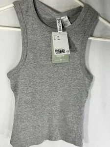 Set of 2 H&M Women’s Tank Workout Top 20% Recycled Cotton Size XS - Picture 1 of 5