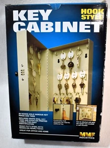 MMF Industries Steel Key Cabinet with Combination Lock Holds 28 Keys - Picture 1 of 7