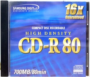10 X SAMSUNG CD-R 80/700MB Blank CD-R 80 min/700MB 16x Neuf New Neu Nuovo - Photo 1/3