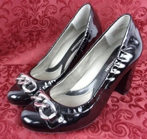 Women's NATURALIZER Gianna Black Patent Leather High Heel Pumps Shoes Size 5.5 - Picture 1 of 6